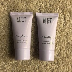 Alien shower gel and body cream 30ml each one
